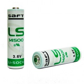 Батерия Saft LS 14500, AA, 3.6V Li-SOCl2 Литиева батерия SAFT AA LS 14500 3.6V батерии за топломери